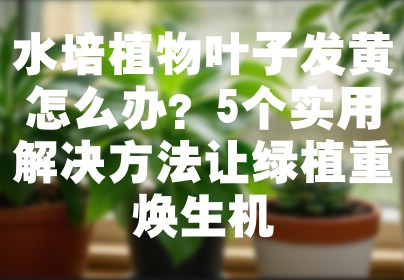 水培植物叶子发黄怎么办？5个实用解决方法让绿植重焕生机